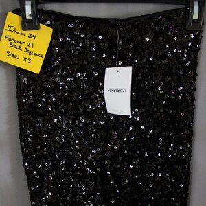 Black Sequin Leggings-size XS